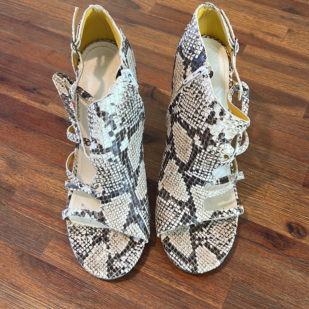 Maison‎ Martin Margiela Python Leather Gladiator … - image 2